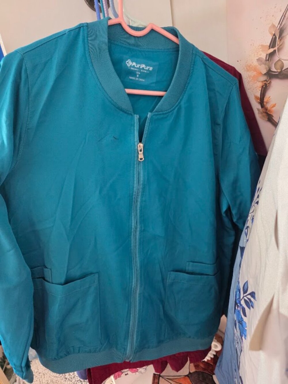 NWOT, PuriPure Scrub Jacket, Never Worn